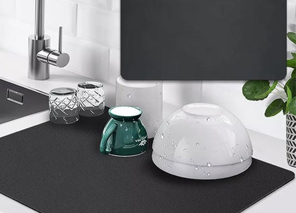 Covoraș Multifuncțional Antiderapant – Uscare Vase, Suport Termic, Mouse Pad, Material Absorbant, Lavabil, Pentru Bucătărie sau Birou