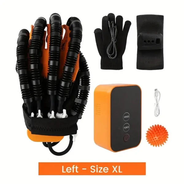 Mănușă pentru Reabilitare și Antrenament Mână – Recuperare Post-Traumatică, Exerciții de Flexie și Extensie, Design Ergonomic, Reglabilă, Potrivită Stângaci/Dreptaci