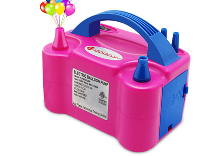 Pompă Electrică pentru Umflat Baloane, 600W, Cu Duze Duble și Funcție Automată, Rapidă și Silențioasă, Ideală pentru Petreceri, Evenimente și Decorațiuni cu Baloane Latex