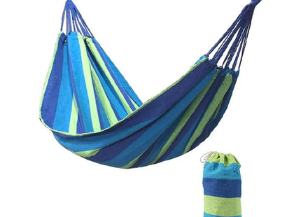 Hamac multicolor cu bara din lemn, rezistent