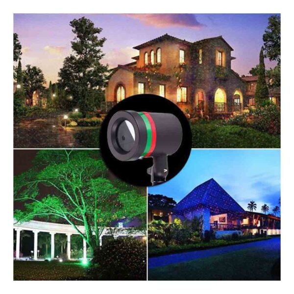 Proiector Laser Exterior Magic Laser – Rezistent la Apă, Iluminare Decorativă, Efecte Dinamice, Instalare Rapidă, Ideal pentru Grădină, Fațadă sau Evenimente