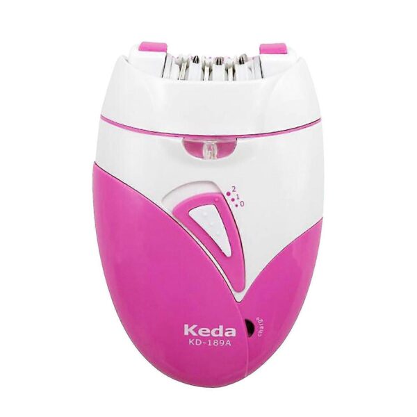 Epilator Electric Reîncărcabil Keda pentru Femei, Cap Detasabil și Lavabil, 2 Viteze, Utilizare Uscat/Umed, Autonomie 40 min, Design Ergonomic, Ideal pentru Picioare, Axilă și Zone Sensibile