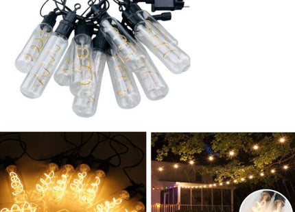 Ghirlandă Luminoasă 5M cu 10 Becuri LED Model Spirală, Lumină Caldă Decorativă, Alimentare USB, Design Vintage Industrial, Pentru Interior și Exterior, Ideală pentru Terasă, Dormitor sau Evenimente