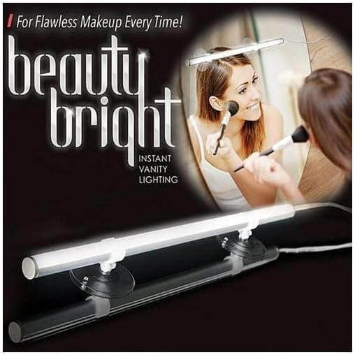 Lumină Frontală pentru Oglindă Cosmetică Portabilă – LED Reglabil, Alimentare USB, Fixare cu Ventuze, Iluminare Naturală, Ideală pentru Machiaj sau Îngrijire Facială