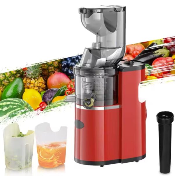 Storcător Lent SuTai 150W – Tehnologie Presare la Rece, Silențios, Ușor de Curățat, Filtru Fin, Ideal pentru Fructe și Legume, Design Compact