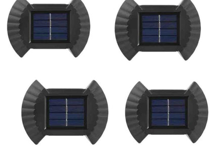 PACHET 4x Lampi Solare Bidirectionale, Exterioare pentru Perete, Iluminare Sus-Jos, IP55
