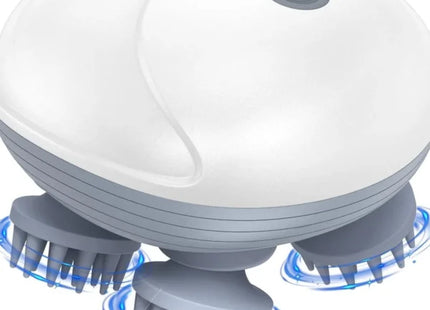 Aparat pentru Masaj Capilar și Corporal, 3 Programe Automate, Pentru Scalp, Gât, Abdomen și Umeri, Design Ergonomic, Reîncărcabil, Relaxare și Revitalizare
