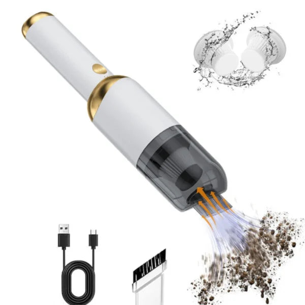 Aspirator Auto Portabil JB-105 – Putere Mare de Absorbție, 120W, Furtun Extensibil, Filtru Lavabil HEPA, Alimentare 12V, Accesorii Multiple, Compact și Eficient