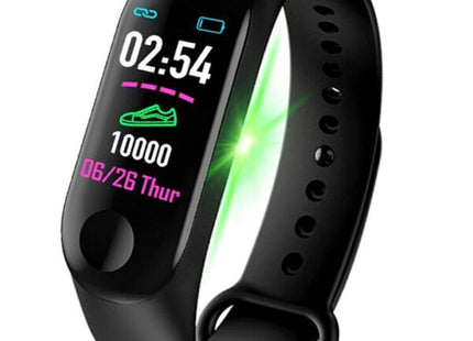 Bratara Fitness-Smart M3, ecran 0.86inch, Masurare Ritm Cardiac, Notificari, Bluetooth, Negru