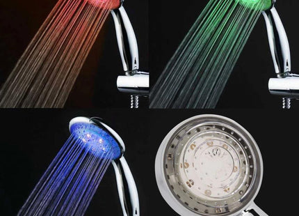 Cap de Dus cu LED Multicolor si schimbare in functie de Temperatura