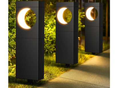 Lămpi Solare LED pentru Grădină 6 Bucăți, Înălțime 37 cm, Impermeabile IP65, Alimentare Solară Automată, Iluminare Decorativă Ambientală, Montaj Ușor fără Cabluri
