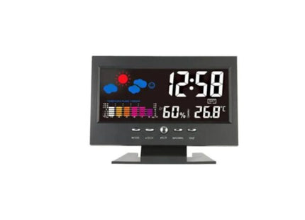 Ceas cu ecran LCD DS 8082T NEGRU