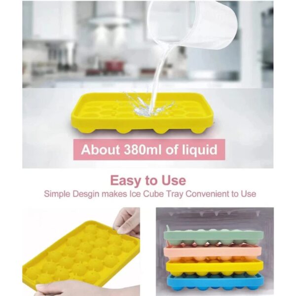 Set de 2 tavi de gheata din silicon