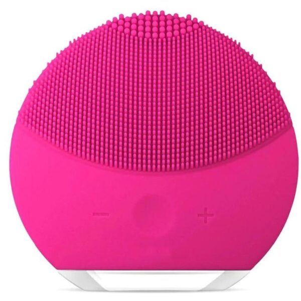 Dispozitiv Curățare Facială Fuchsia 8000, 8000 Vibrații/min, Silicon Antibacterian, 5 Moduri Intensitate, Rezistent la Apă, Reîncărcabil USB, Pentru Ten Curat și Luminos