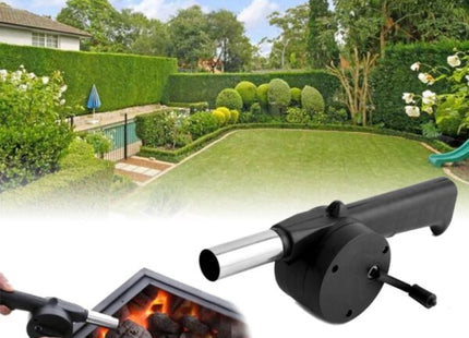 Dispozitiv Manual de Suflat Aer pentru Grătar, Ventilator pentru Aprindere Rapidă Cărbuni, Mâner Ergonomic, Compact, Ideal pentru BBQ, Picnic, Camping