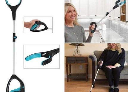 Dispozitiv Tip Clește pentru Apucare la Distanță, 80 cm, Mâner Ergonomic, Cap Rotativ 360°, Prindere Precisă a Obiectelor Greu Accesibile, Ușor și Pliabil