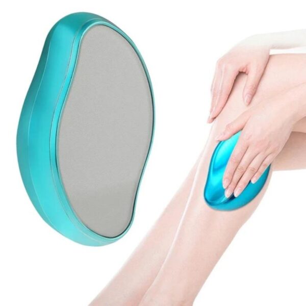 Epilator Prin Frecare Crystal Hair Remover, Portabil și Reutilizabil, Îndepărtare Păr Fără Durere, Fără Lame sau Creme, Pentru Corp și Zone Sensibile