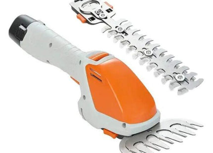 Foarfeca Gradinarit Electrica, 2 in 1, 2 Lame Incluse, Maner Reglabil, Tuns Iarba si Grad Viu