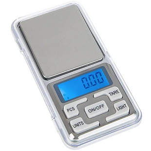 Cântar Digital de Bijuterii 500g/0.1g – Afișaj LCD Iluminat, Funcție Tara, Unități Multiple de Măsură, Platformă din Inox, Portabil și Precis, Baterii Incluse