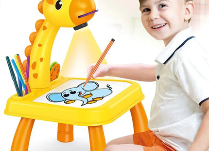 Masă-Proiector de Desenat 24 Modele + Set Creioane + Șabloane desen