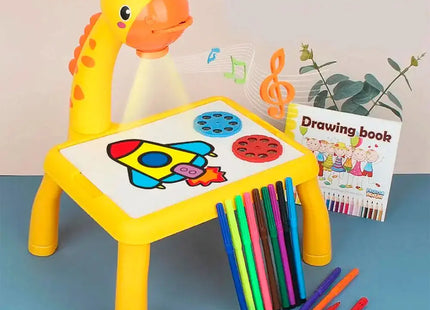 Masă-Proiector de Desenat 24 Modele + Set Creioane + Șabloane desen