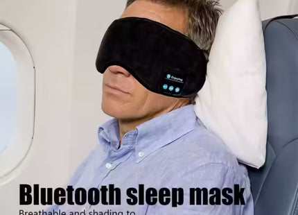 Cască Bluetooth pentru Somn cu Mască de Ochi, Material Moale și Respirabil, Căști Stereo HD încorporate, Autonomie 10 Ore, Control Tactil, Ideală pentru Relaxare, Meditație și Călătorii