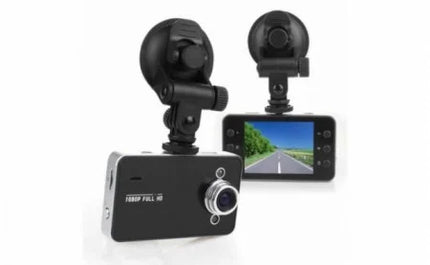 Cameră Auto DVR K6000 – Full HD 1080p, Ecran 2.4", Detecție Mișcare, Viziune Nocturnă, Unghi 120°, Loop Recording, Suport Supraveghere Trafic