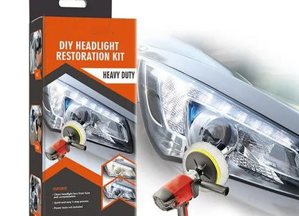 Kit Restaurare Faruri Auto – Soluție Polish Headlight, Discuri Abrazive, Burete Lustruire, Accesorii Incluse, Eliminare Matuire și Zgârieturi, Efect Cristal Clar