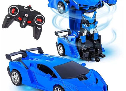 masinuta ce se transforma in robot cu telecomanda