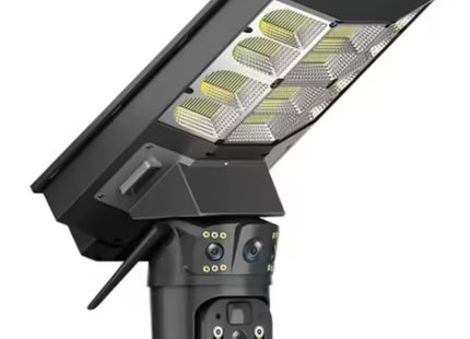 Lampă Stradală Solară V380 cu Cameră 4MP, Conectivitate 4G LTE, PTZ Inteligent, Viziune Nocturnă, Interfon Bidirecțional, Panou Solar și Baterie Integrată, Supraveghere Exterior Fără Cablu