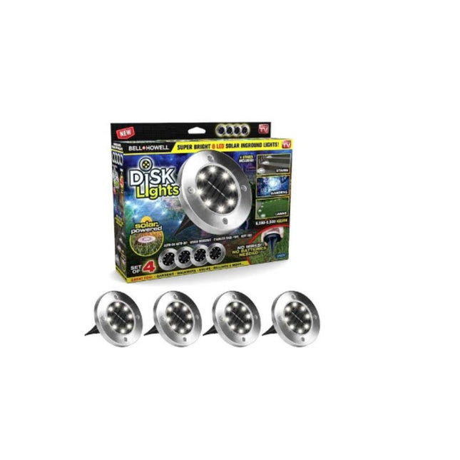 Set 4 Lămpi Solare LED pentru Exterior, Iluminat Automat cu Senzor, Impermeabile, Montaj Ușor, Energie Solară, Ideal pentru Grădină, Alei, Terasă