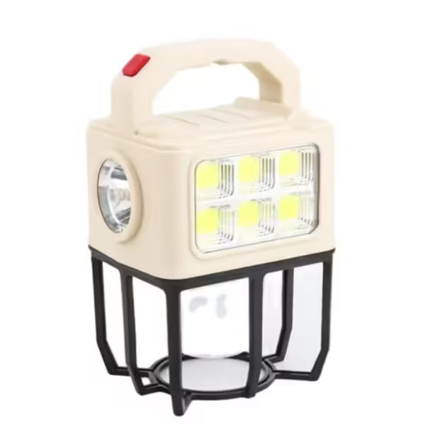 Lanternă Solară Tip Felinar cu Lumină Caldă și Rece, Panou Fotovoltaic Integrat, Rezistentă la Intemperii, Iluminare Decorativă pentru Grădină, Terasă, Camping sau Curte