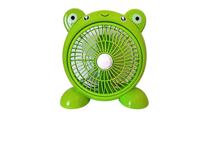 Ventilator de Birou 28 cm, Design Broască, Portabil, Reglaj Unghi, Funcționare Silențioasă, Ideal pentru Copii, Birou sau Dormitor