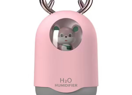 Umidificator de Aer cu Difuzor Uleiuri Esențiale 300 ml, Ultrasunete Silențios, Lumină LED Ambient, Oprire Automată, Aromaterapie și Hidratare pentru Dormitor, Birou sau Cameră Copii