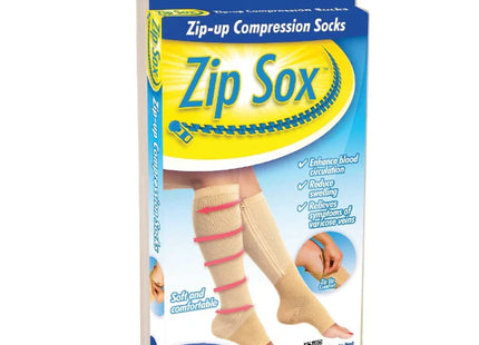 Sosete cu efect compresiv ZIP SOX, ajuta la circulatia sanguina in picioare