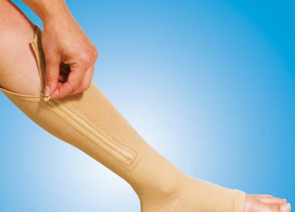 Sosete cu efect compresiv ZIP SOX, ajuta la circulatia sanguina in picioare