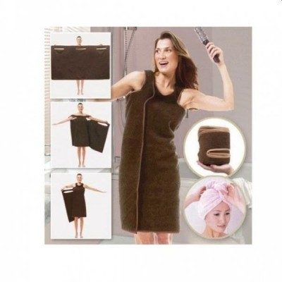Halat de Baie Tip Prosop Unisex, Absorbant și Ușor, Închidere Reglabilă, Material Moale, Disponibil în Culori Variate, Potrivit pentru Casă, Piscină sau Spa