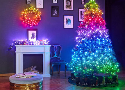 Instalatie Smart RGB Lungime 8m pentru Brad Craciun cu Aplicatie